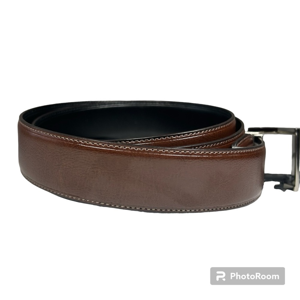 NWT Farah Reversible Leather Belt Size 44 - Picture 2 of 6